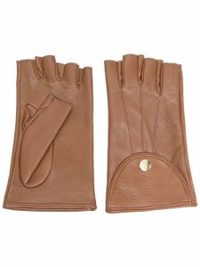 Manokhi gants en cuir - Marron