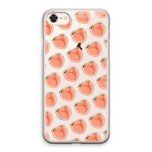 Just peachy: iPhone 8 Transparant Hoesje
