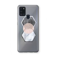 Creatieve toets: Samsung Galaxy A21s Transparant Hoesje