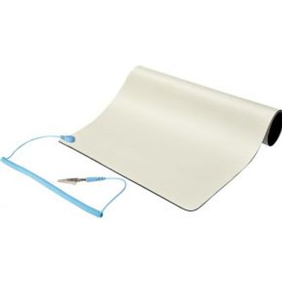 StarTech.com Antistatische Mat met Aardingskabel, 30cm x 46cm, ESD Mat voor Elektronica, Antistatisc
