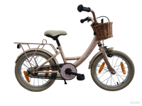 Kinderfiets Bikefun Girly 16 inch - met mandje en remnaaf - Roze