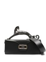 Lanvin sac à main Pencil Cat médium en cuir - Noir