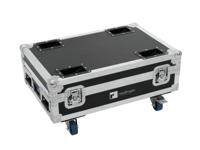 ROADINGER ROADINGER Flightcase 4x accu BAR-6 Glow QCL Flex QuickDMX