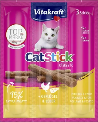 Vitakraft Cat-Stick mini gevogelte & lever 18g
