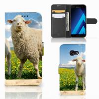 Samsung Galaxy A5 2017 | Telefoonhoesje | Met pasjeshouder | Schaap en Lammetje