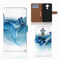 Huawei Mate 9 Telefoonhoesje met Pasjes Vlinders - thumbnail