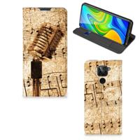 Xiaomi Redmi Note 9 Stand Case Bladmuziek
