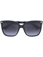 Gucci Eyewear oversize gradient square sunglasses - Noir - thumbnail