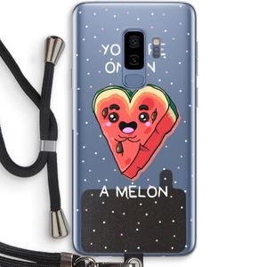One In A Melon: Samsung Galaxy S9 Plus Transparant Hoesje met koord