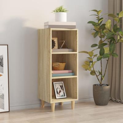 Dressoir 34,5x32,5x90 cm bewerkt hout sonoma eikenkleurig