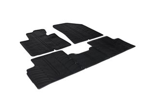 Rubbermatten passend voor Kia Carens 2013- (T-Design 4-delig) GL0238