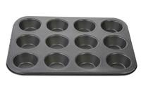 Cosy & Trendy Mini Muffinvorm Zwart 12 Muffins