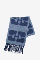 Ganni shawl A6028 dark blue