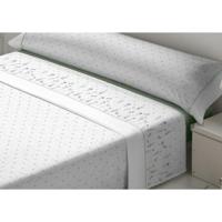 Beddengoedset Tejidos Reina Nicola Wit Groen Bed van 180