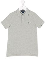 Ralph Lauren Kids polo à logo brodé - Gris - thumbnail