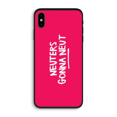 Neuters (roze): iPhone X Biologisch afbreekbaar hoesje