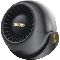 Unold Breezy Bowl black Accuventilator (Ø x h) 90 mm x 105 mm Zwart