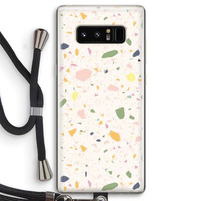Terrazzo N°21: Samsung Galaxy Note 8 Transparant Hoesje met koord