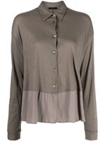 Transit blouse à épaules tombantes - Marron