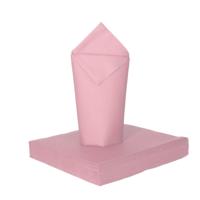 Feest servetten - 16x - lichtroze - 3 laags - 33 x 33 cm