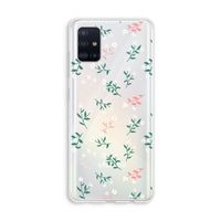 Small white flowers: Galaxy A51 4G Transparant Hoesje