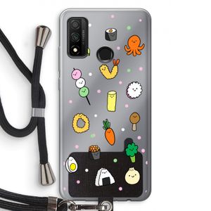 Happy bento friends: Huawei P Smart (2020) Transparant Hoesje met koord
