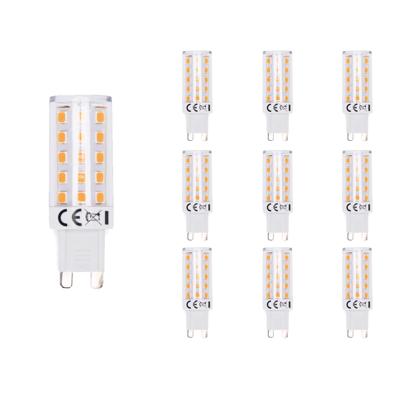 10x G9 LED lamp - 4,8W 530lm - 3000K warm wit - Flikkervrij - Vervangt 44W - G9 Fitting - G9 Steeklamp - G9 LED Capsule