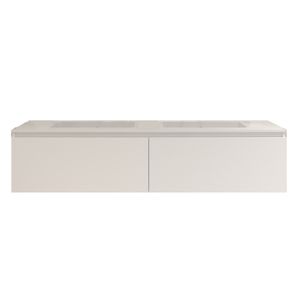 Badkamermeubelset Gliss Eros 180 cm Met Wastafel Mat Wit