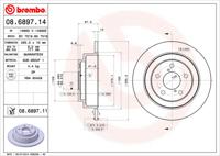 Brembo Remschijven 08.6897.11 - thumbnail