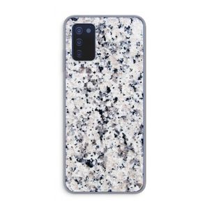 Gespikkelde marmer: Samsung Galaxy A03s Transparant Hoesje