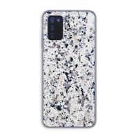 Gespikkelde marmer: Samsung Galaxy A03s Transparant Hoesje