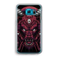 Hell Hound and Serpents: Samsung Galaxy S6 Transparant Hoesje