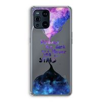 Stars quote: Oppo Find X3 Pro Transparant Hoesje