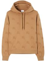 Burberry hoodie en coton à logo brodé - Tons neutres - thumbnail