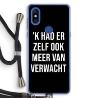 Meer verwacht - Zwart: Xiaomi Mi Mix 3 Transparant Hoesje met koord