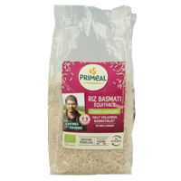 Primeal Halfvolkoren basmati rijst bio 500 Gram