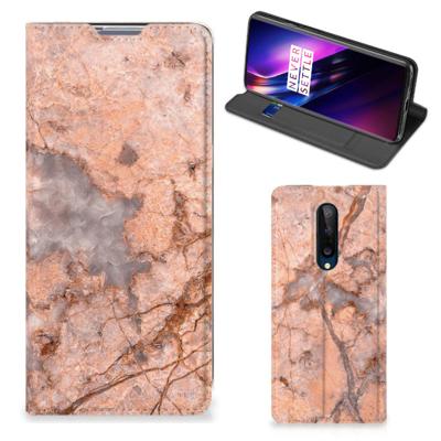OnePlus 8 | Standcase | Marmer Oranje
