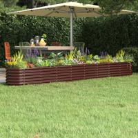 Plantenbak 332x40x36 cm gegalvaniseerd staal bruin - thumbnail