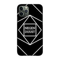 Negenduust geometrisch: Volledig geprint iPhone 11 Pro Hoesje