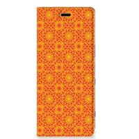 Sony Xperia 5 Hoesje met Magneet Batik Oranje