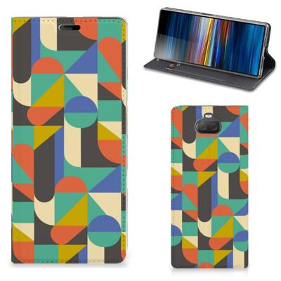 Sony Xperia 10 Plus | Hoesje met Magneet | Funky Retro