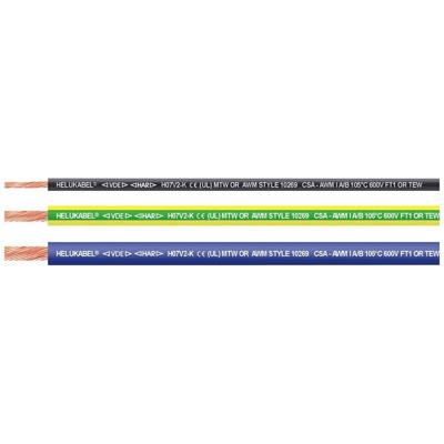 Helukabel 69864-152 Enkele ader H07V2-K 1 x 2.50 mm² Oranje, Donkerblauw 152 m