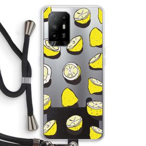 When Life Gives You Lemons...: Oppo A95 5G Transparant Hoesje met koord