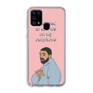 Hotline bling: Samsung Galaxy M31 Transparant Hoesje