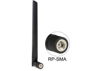 DeLOCK 88898 antenne WLAN 802.11 ac/a/h/b/g/n RP-SMA Antenna 3 ~ 5 dBi