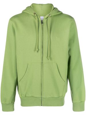 Winnie NY hoodie zippé à logo brodé - Vert