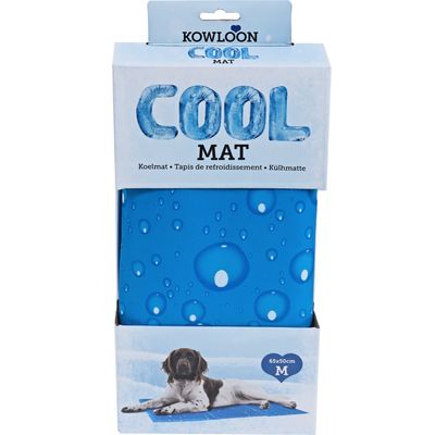 Verkoelende huisdieren gelmat/koelmat voor honden en katten 65 x 50 cm