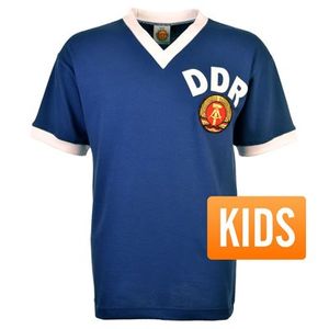 DDR Retro voetbalshirt WK 1974 - Kinderen