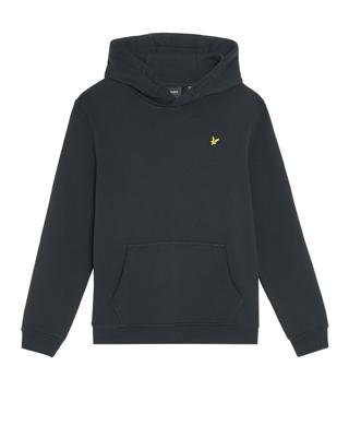 Lyle & Scott winter hoodie jongens - donker navy blauw - brush