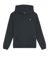 Lyle & Scott winter hoodie jongens - donker navy blauw - brush